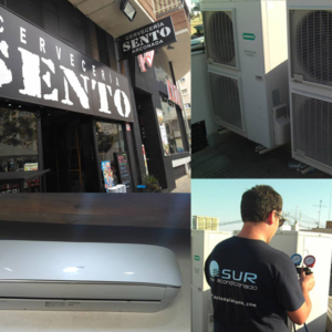 Instalación sistema de aire acondicionado en cervecería SENTO. San Vicente, Alicante.sur instalaciones alicante